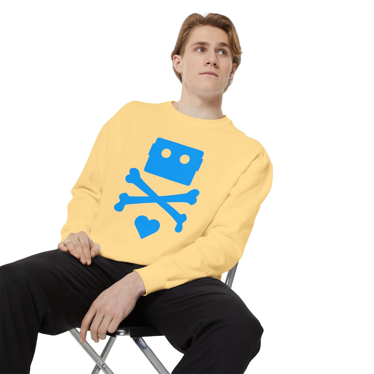 Zima Blue | Garment-Dyed Sweatshirt