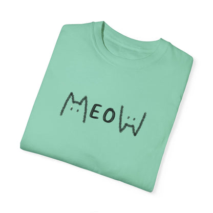 Meow_Unisex Garment-Dyed T-shirt