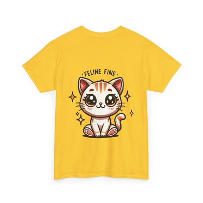 Feline Fine | Unisex Heavy Cotton Tee
