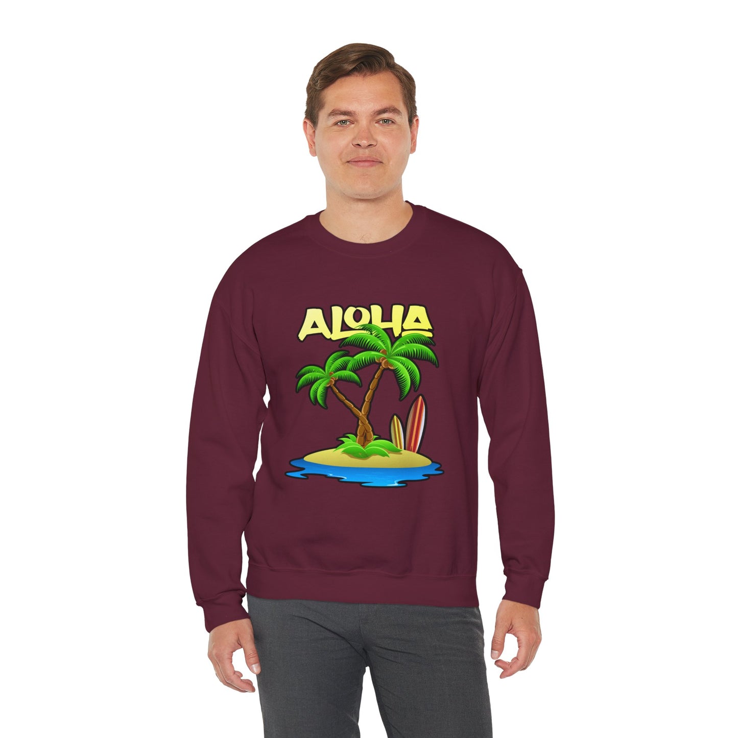 ALOHA | Unisex Heavy Blend™ Crewneck Sweatshirt
