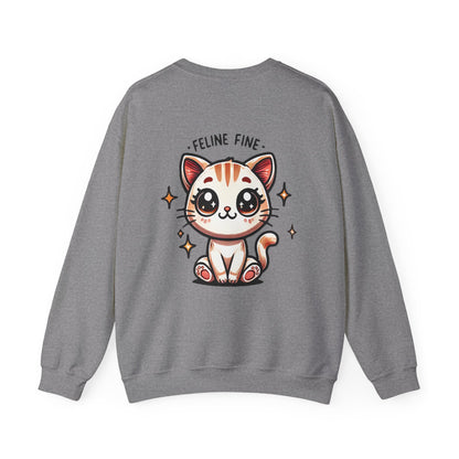 Feline Fine | Unisex Heavy Blend™ Crewneck Sweatshirt