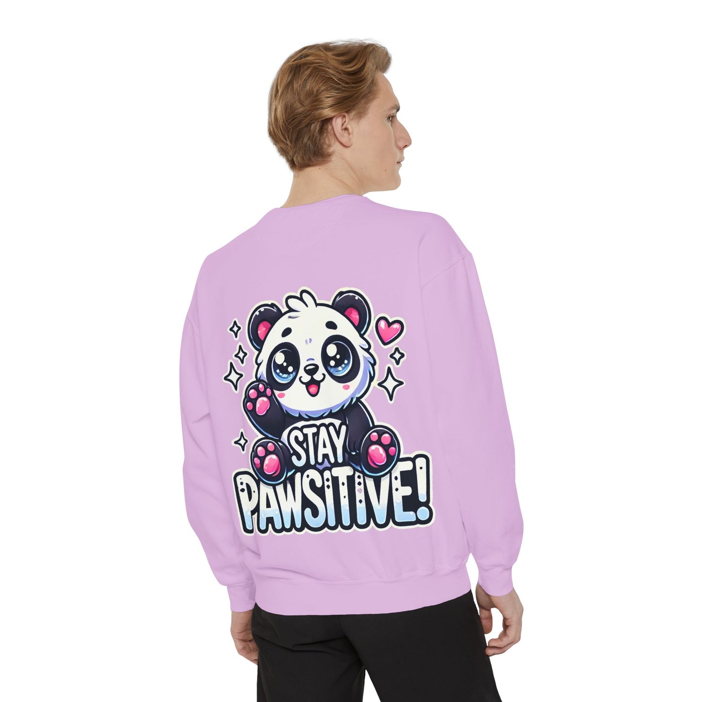 Pawsitive | Unisex Garment-Dyed Sweatshirt