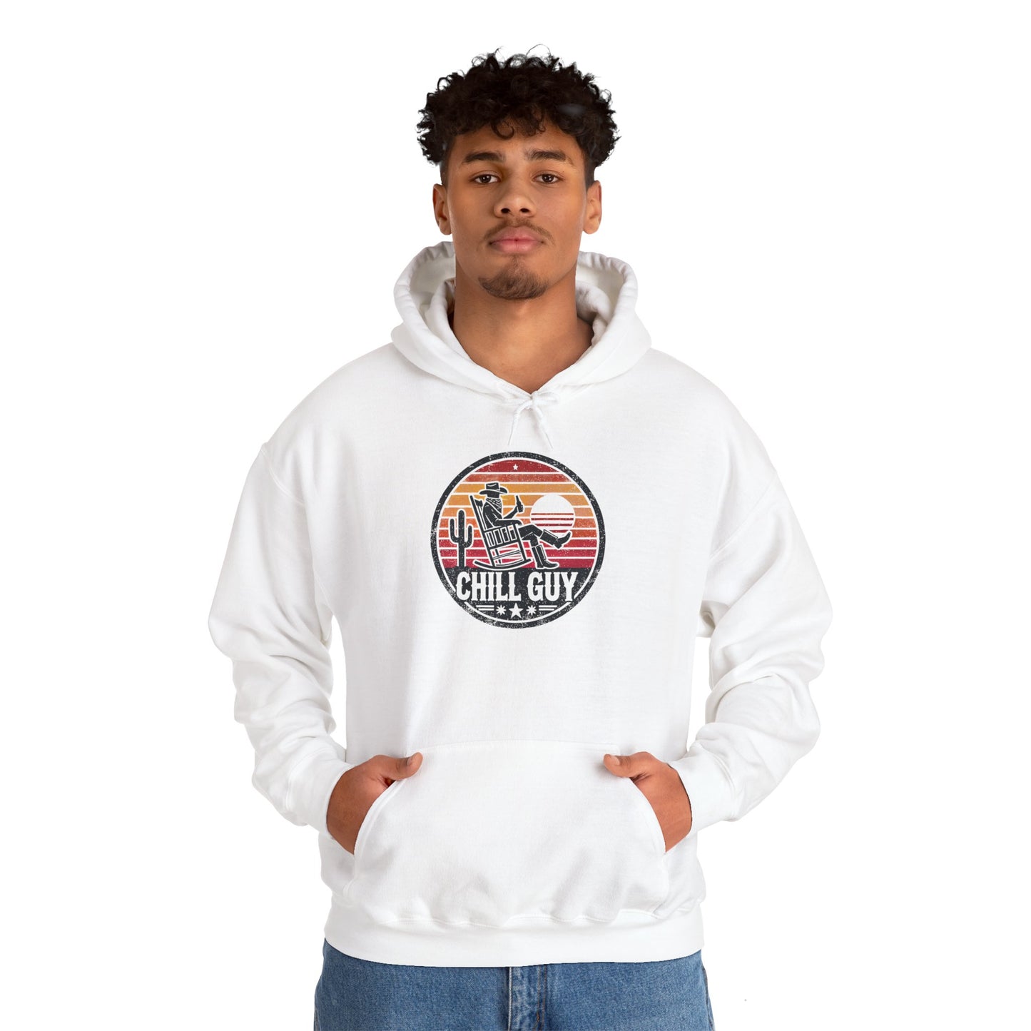 Chill Cowboy | Unisex Heavy Blend™ Hooded Sweatshirt