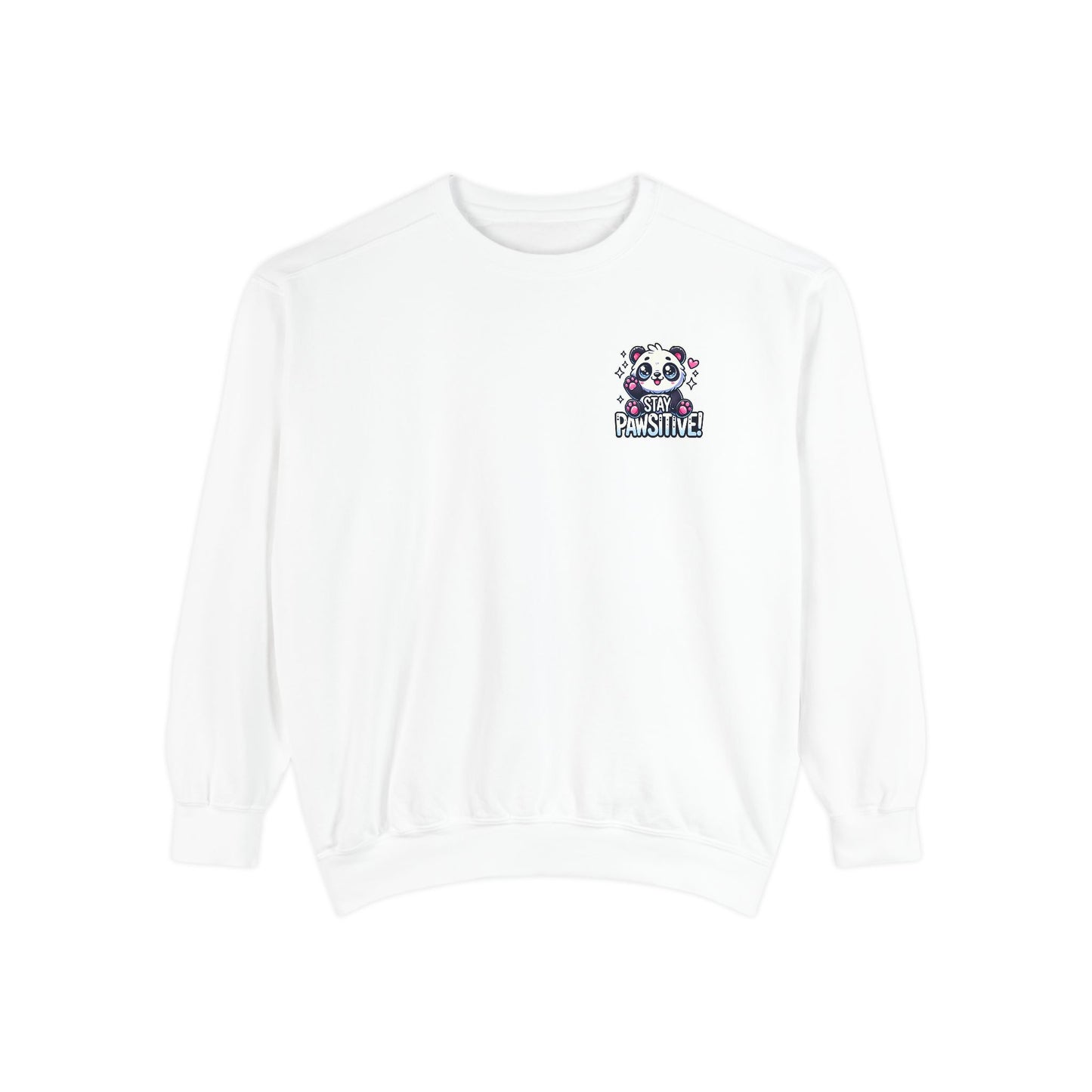 Pawsitive | Unisex Garment-Dyed Sweatshirt