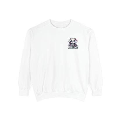 Pawsitive | Unisex Garment-Dyed Sweatshirt