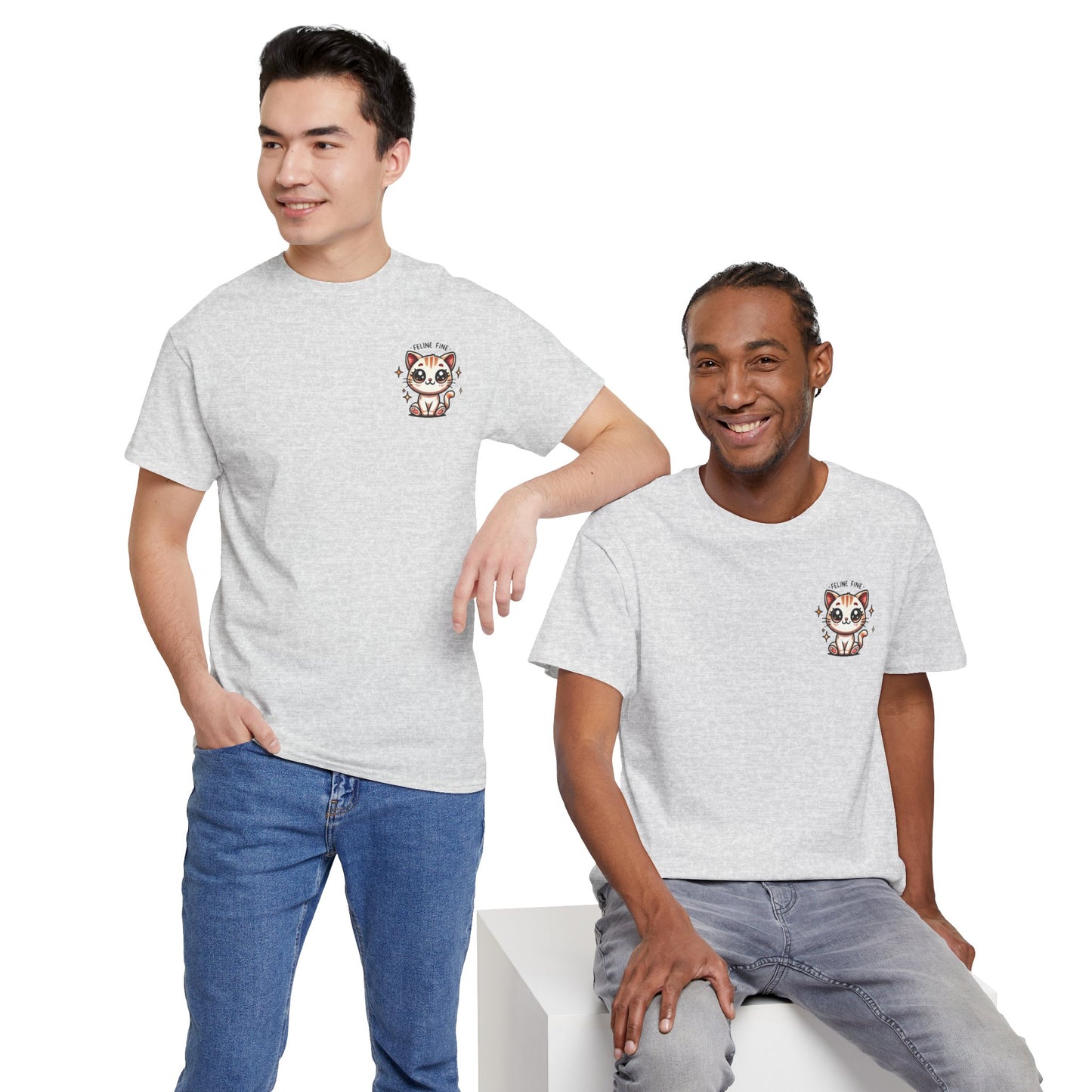 Feline Fine | Unisex Heavy Cotton Tee