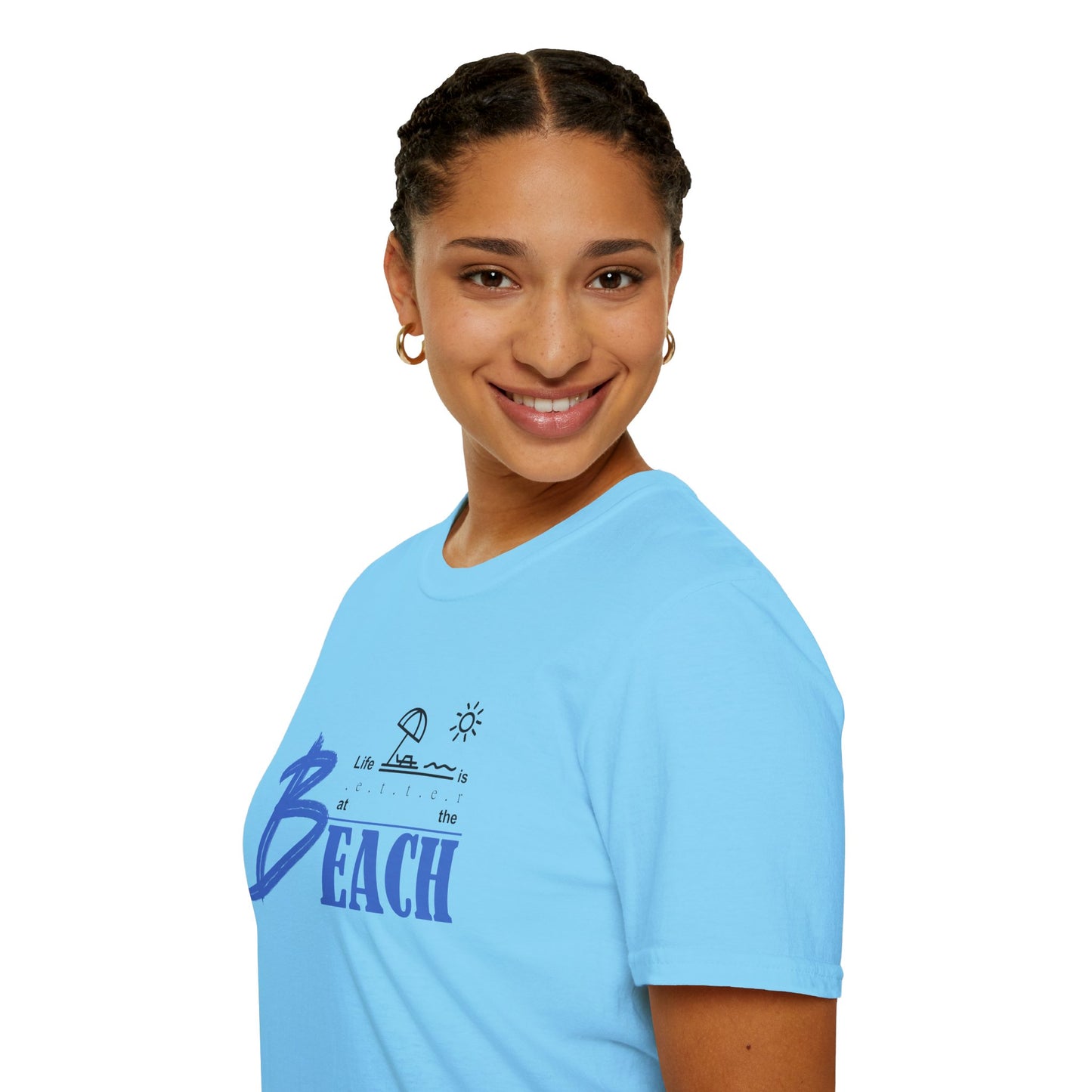 Life is Better at the Beach | Unisex Softstyle T-Shirt