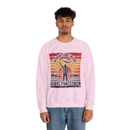 Adventure Mode Activated | Unisex Heavy Blend™ Crewneck Sweatshirt
