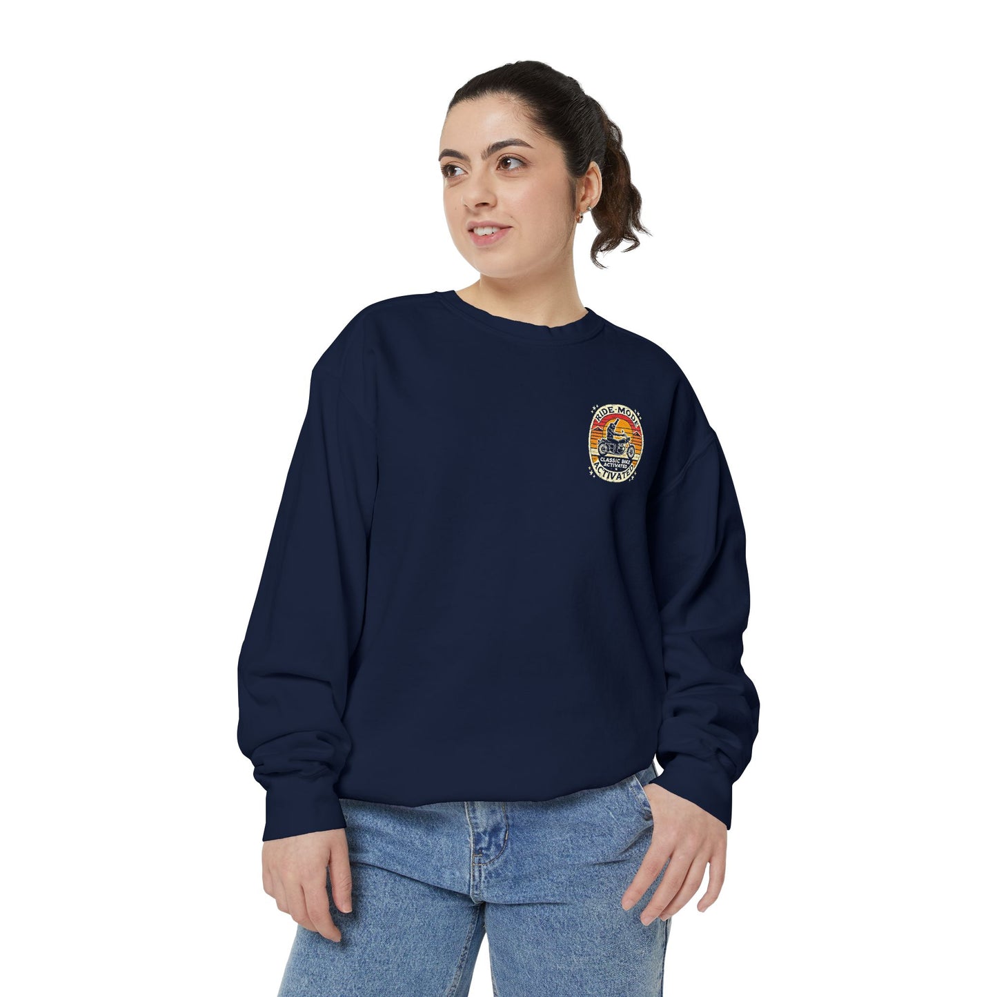 Ride Mode Activated | Unisex Garment-Dyed Sweatshirt
