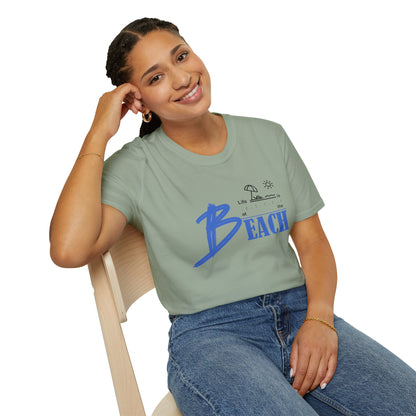 Life is Better at the Beach | Unisex Softstyle T-Shirt