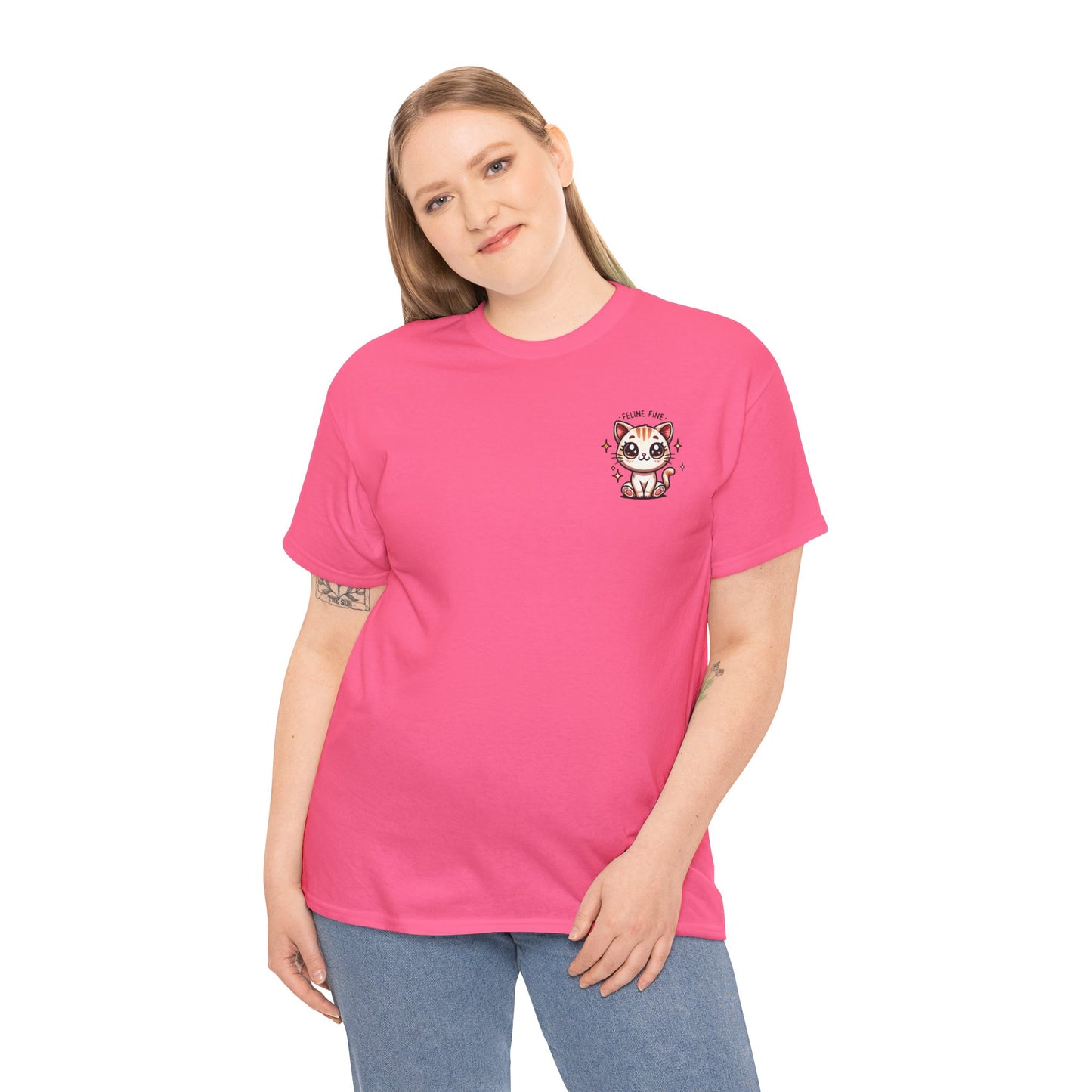 Feline Fine | Unisex Heavy Cotton Tee