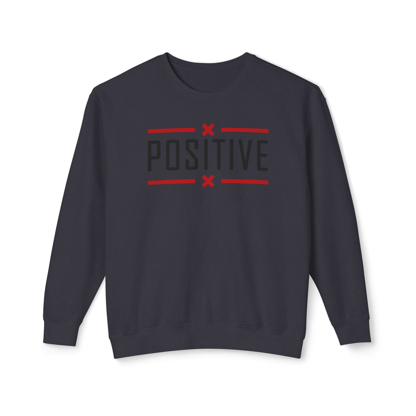 Positive_Unisex Lightweight Crewneck Sweatshirt