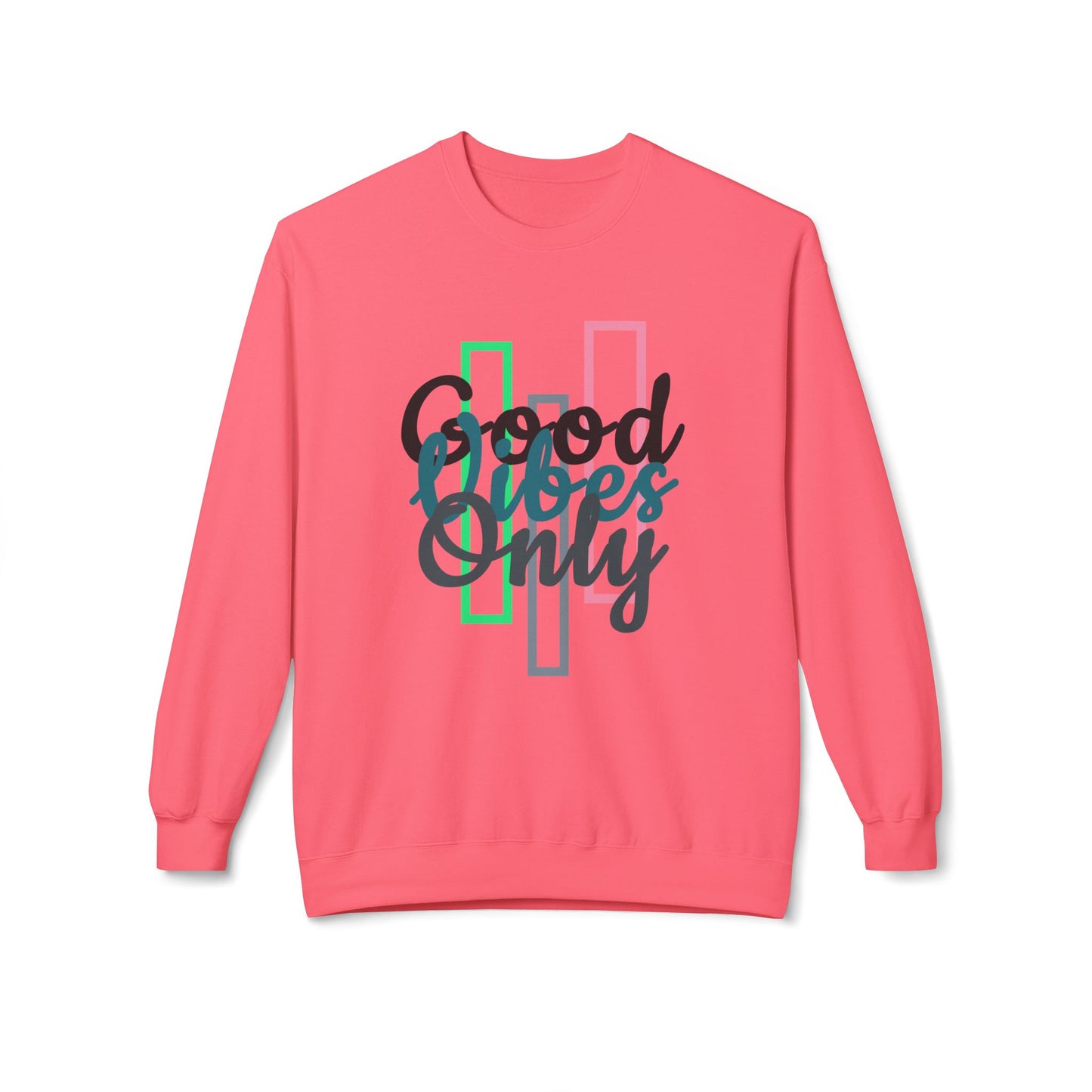Good Vibes Only | Unisex Midweight Softstyle Fleece Crewneck Sweatshirt