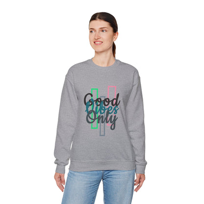 Good Vibes Only | Unisex Heavy Blend™ Crewneck Sweatshirt