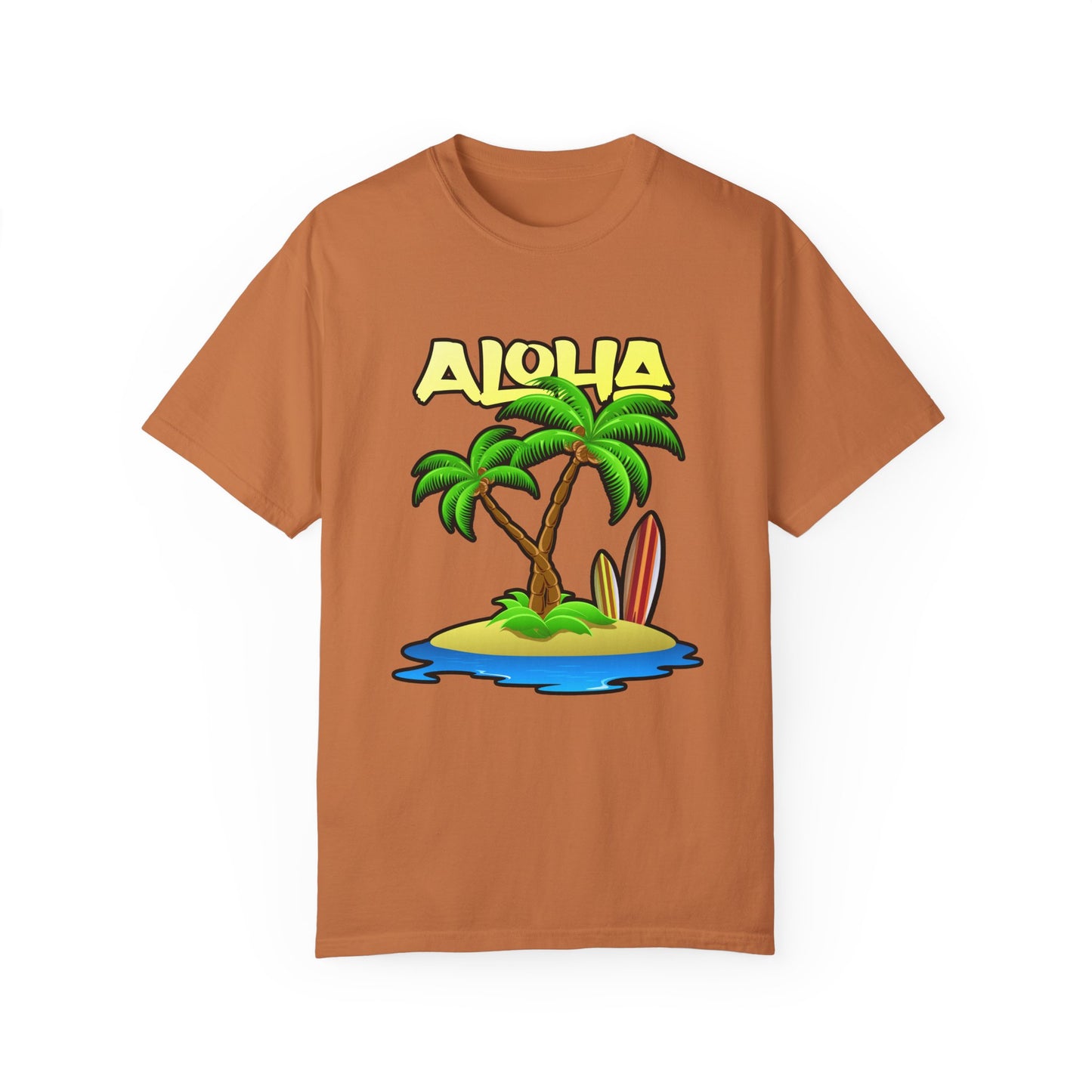 ALOHA | Unisex Garment-Dyed T-shirt