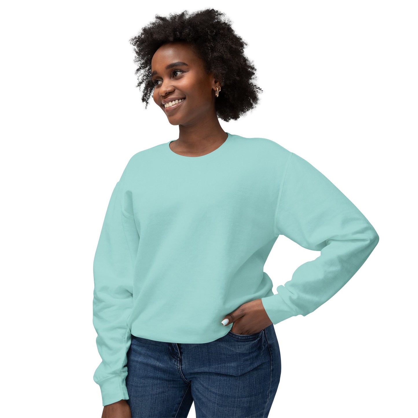 Sending Love | Unisex Lightweight Crewneck Sweatshirt