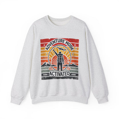 Adventure Mode Activated | Unisex Heavy Blend™ Crewneck Sweatshirt