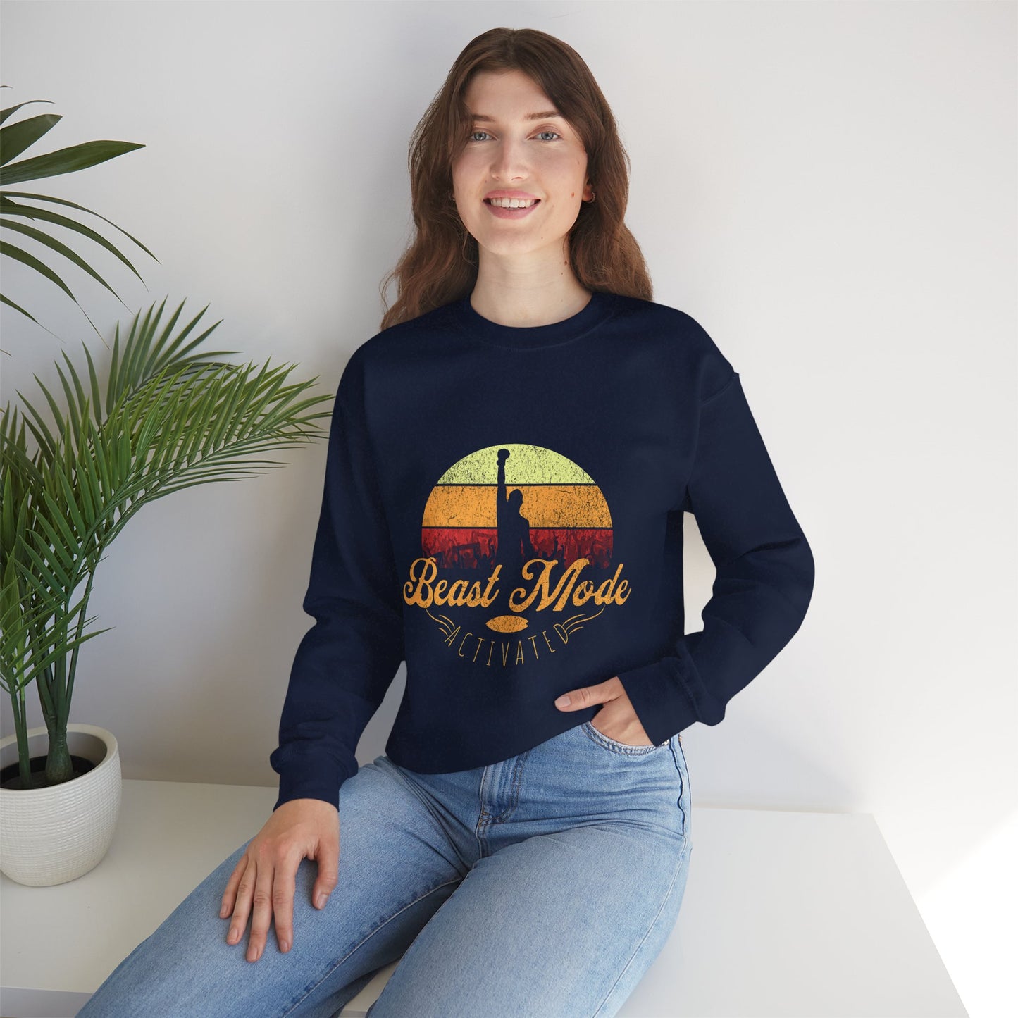 Beast Mode Activated | Unisex Heavy Blend™ Crewneck Sweatshirt