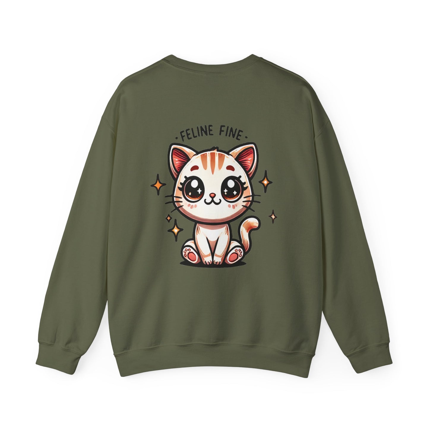 Feline Fine | Unisex Heavy Blend™ Crewneck Sweatshirt