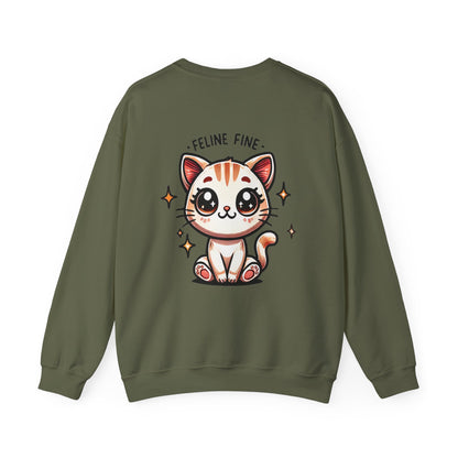 Feline Fine | Unisex Heavy Blend™ Crewneck Sweatshirt