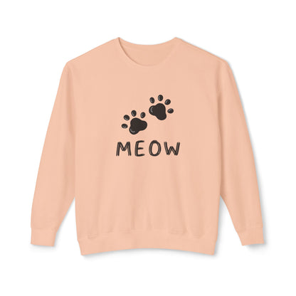 MEOW_Unisex Lightweight Crewneck Sweatshirt