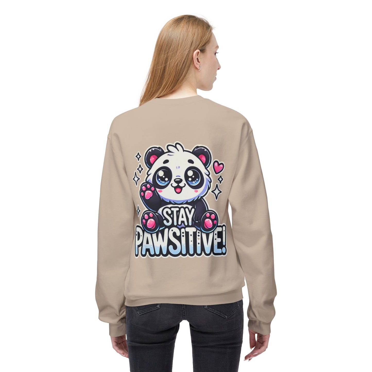 Pawsitive | Unisex Midweight Softstyle Fleece Crewneck Sweatshirt