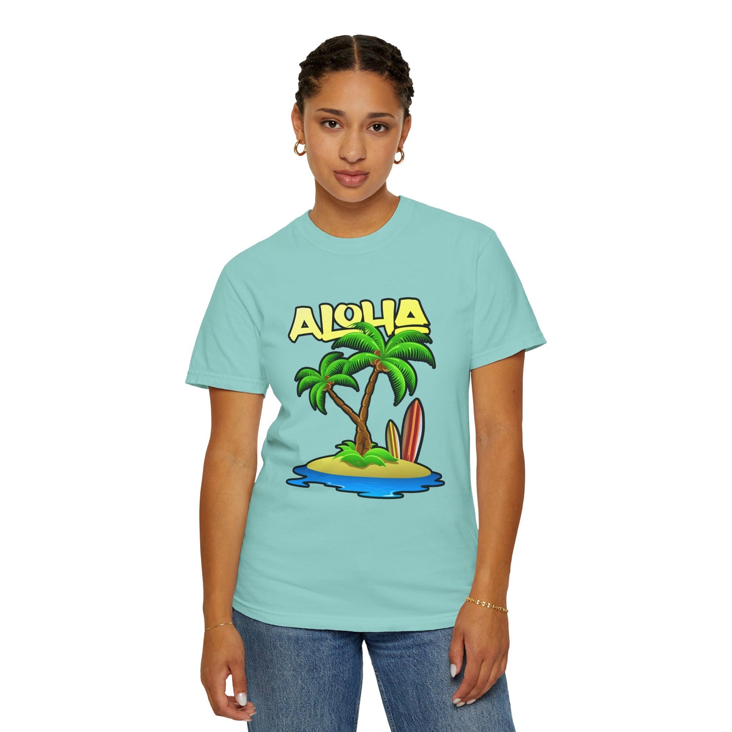 ALOHA | Unisex Garment-Dyed T-shirt