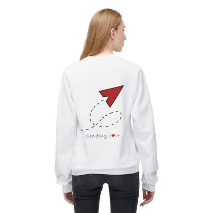 Sending Love | Unisex Midweight Softstyle Fleece Crewneck Sweatshirt