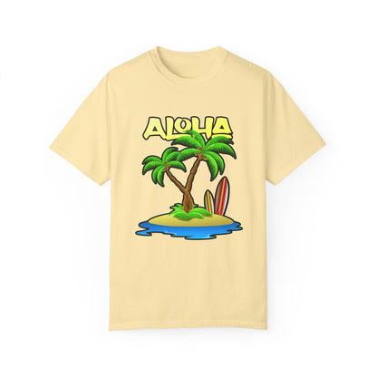 ALOHA | Unisex Garment-Dyed T-shirt