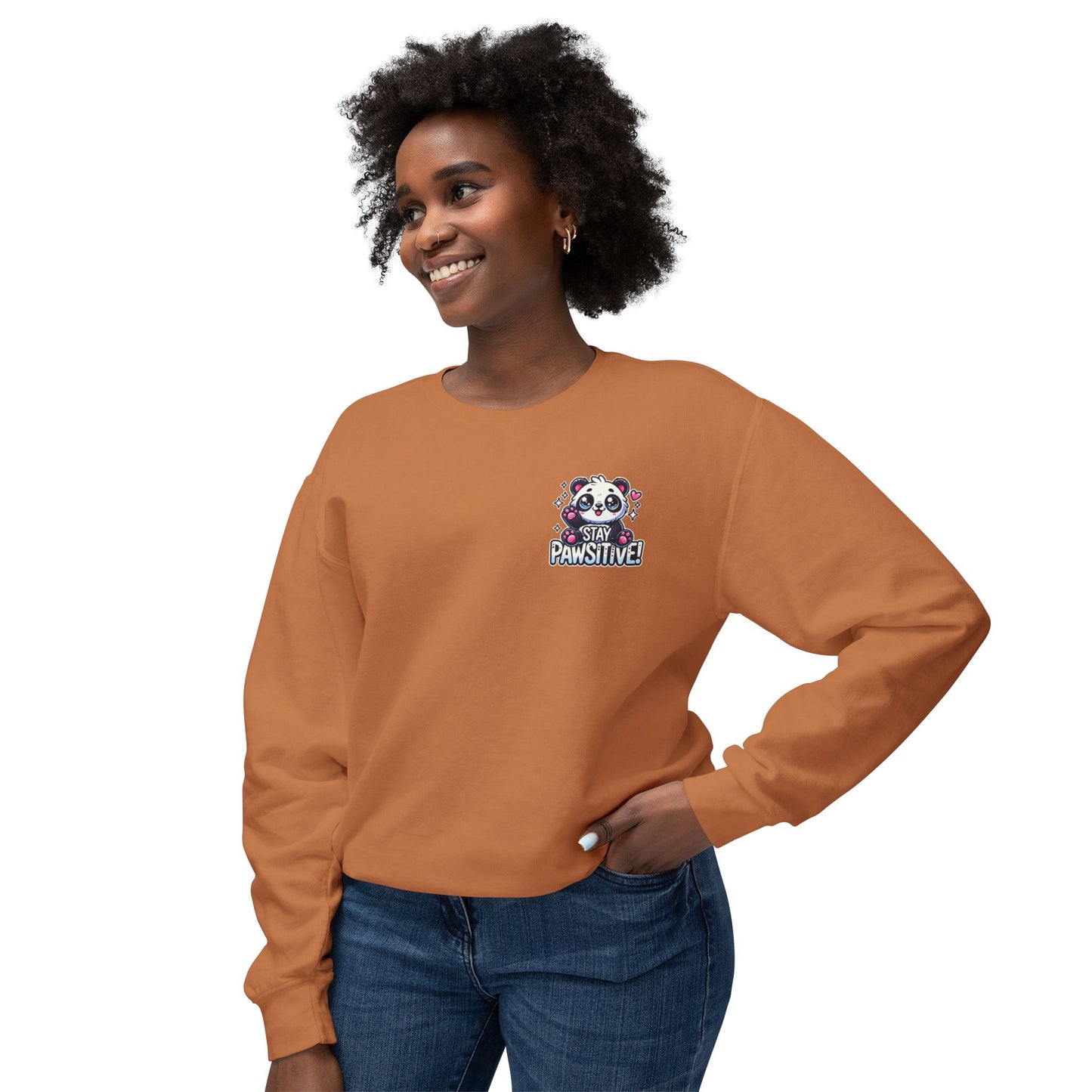 Pawsitive | Unisex Lightweight Crewneck Sweatshirt