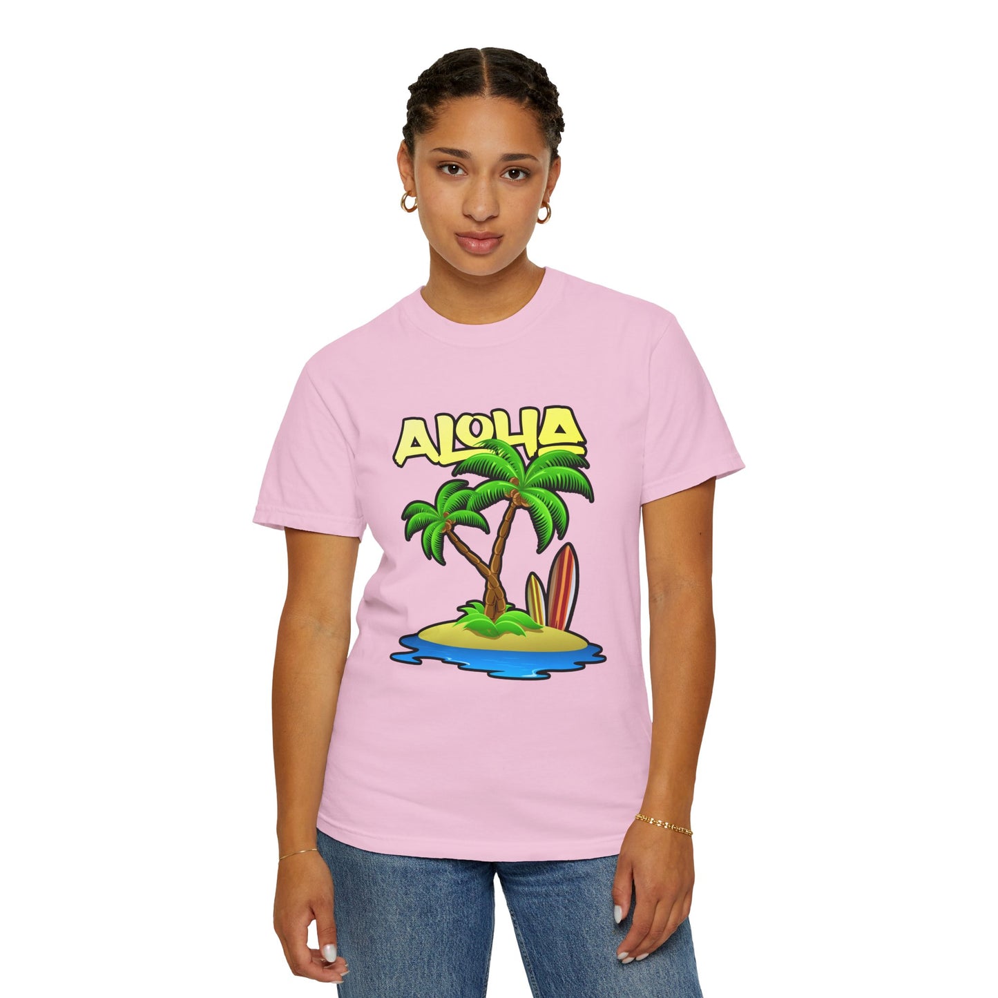 ALOHA | Unisex Garment-Dyed T-shirt
