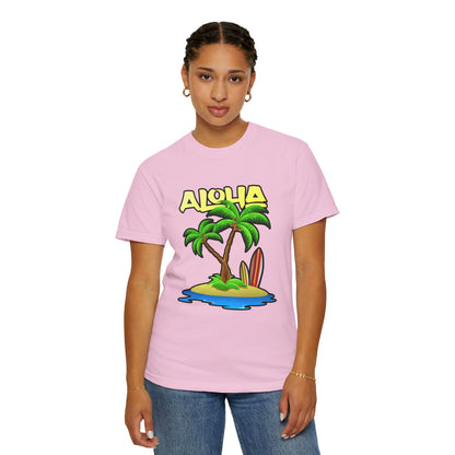ALOHA | Unisex Garment-Dyed T-shirt