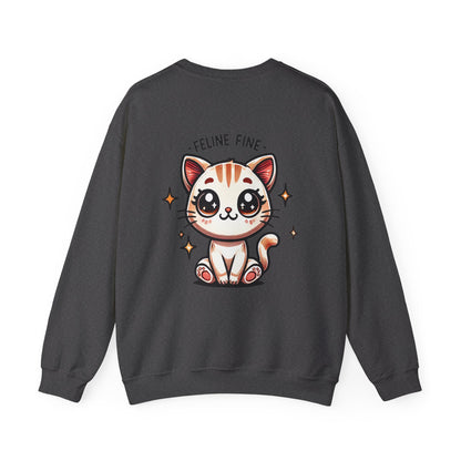 Feline Fine | Unisex Heavy Blend™ Crewneck Sweatshirt