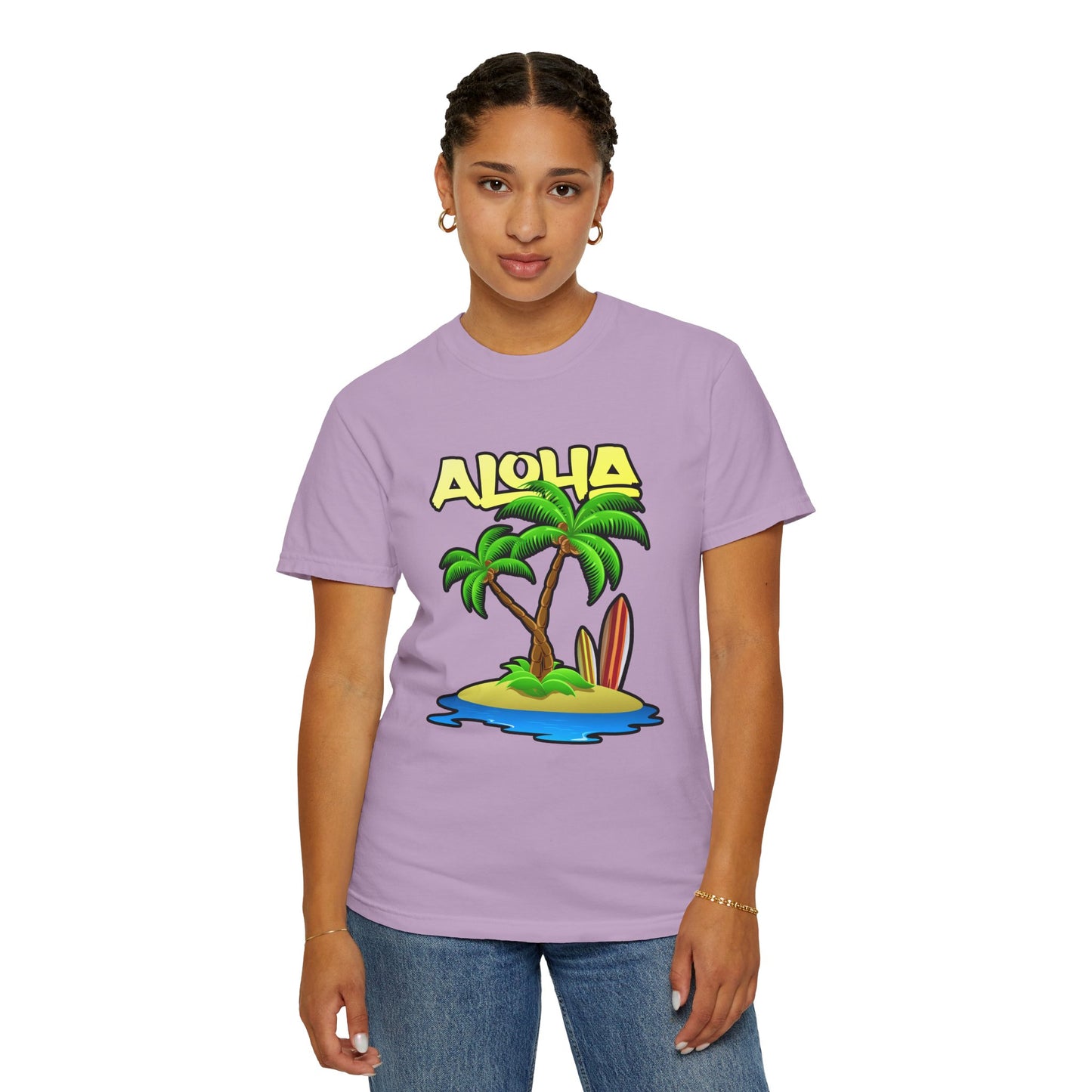 ALOHA | Unisex Garment-Dyed T-shirt
