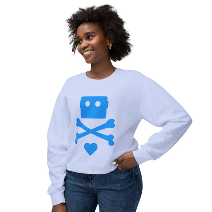 Zima Blue | Unisex Lightweight Crewneck Sweatshirt