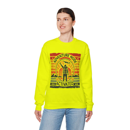 Adventure Mode Activated | Unisex Heavy Blend™ Crewneck Sweatshirt
