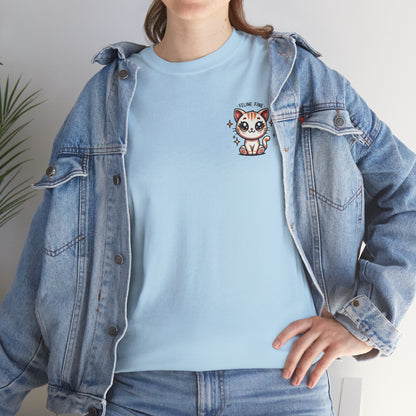 Feline Fine | Unisex Heavy Cotton Tee