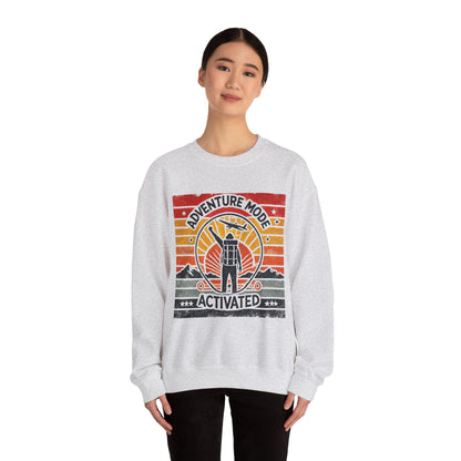 Adventure Mode Activated | Unisex Heavy Blend™ Crewneck Sweatshirt