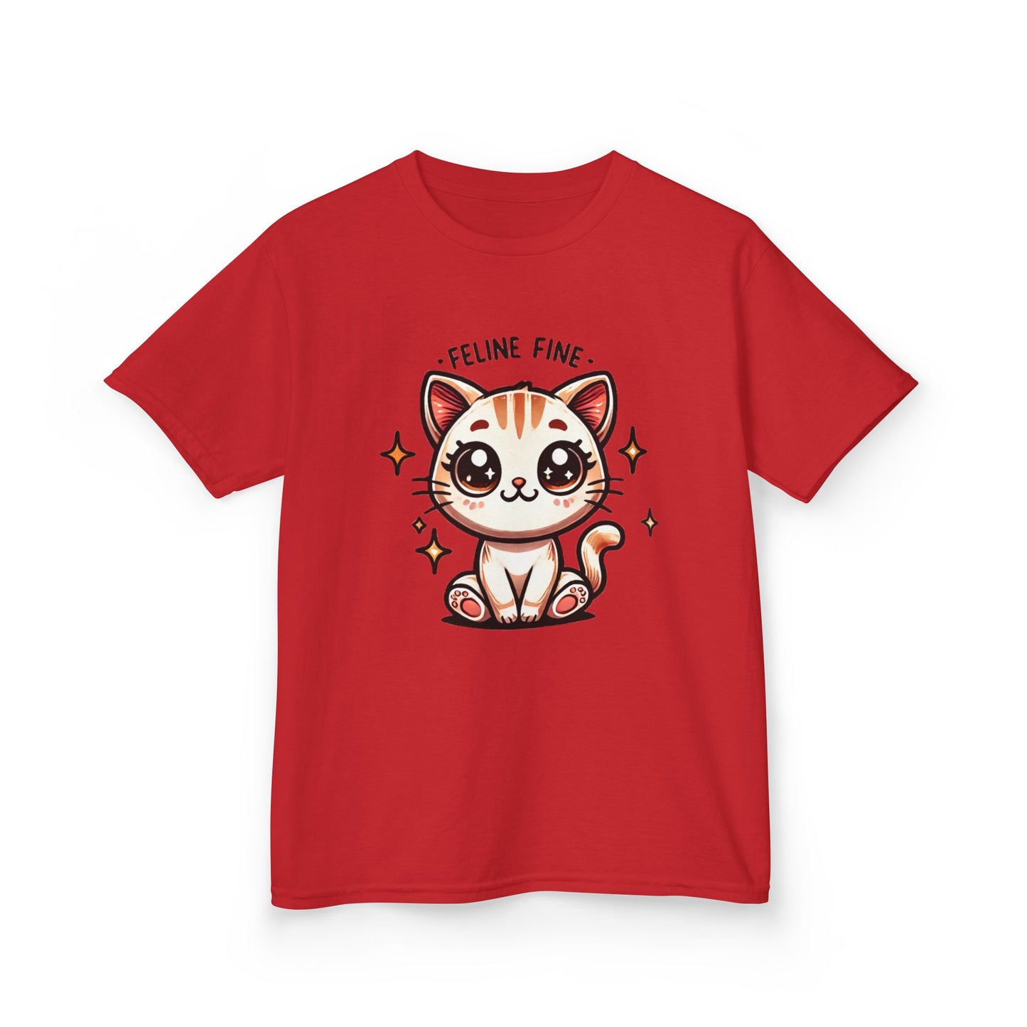 Feline Fine | Kids Heavy Cotton™ Tee