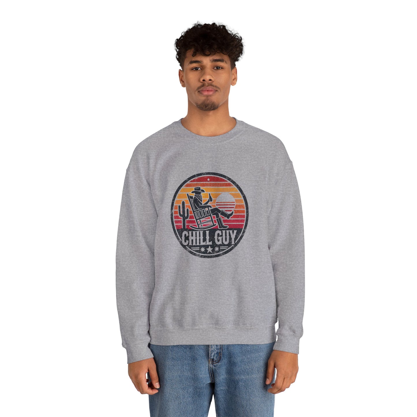 Chill Cowboy | Unisex Heavy Blend™ Crewneck Sweatshirt