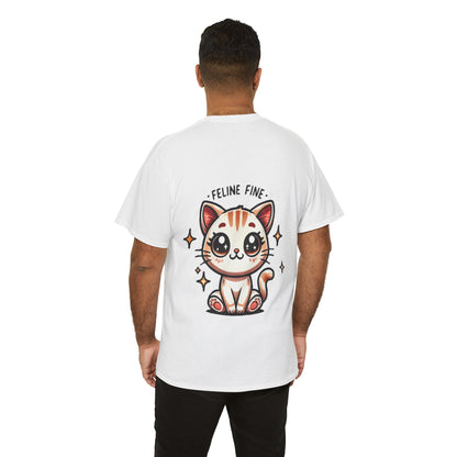 Feline Fine | Unisex Heavy Cotton Tee
