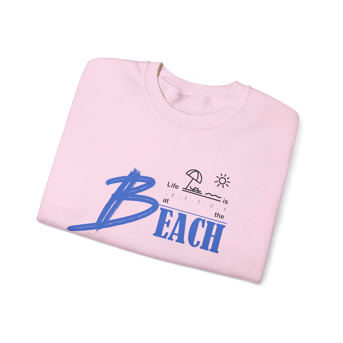Life is Better at the Beach | Unisex Heavy Blend™ Crewneck Sweatshirt