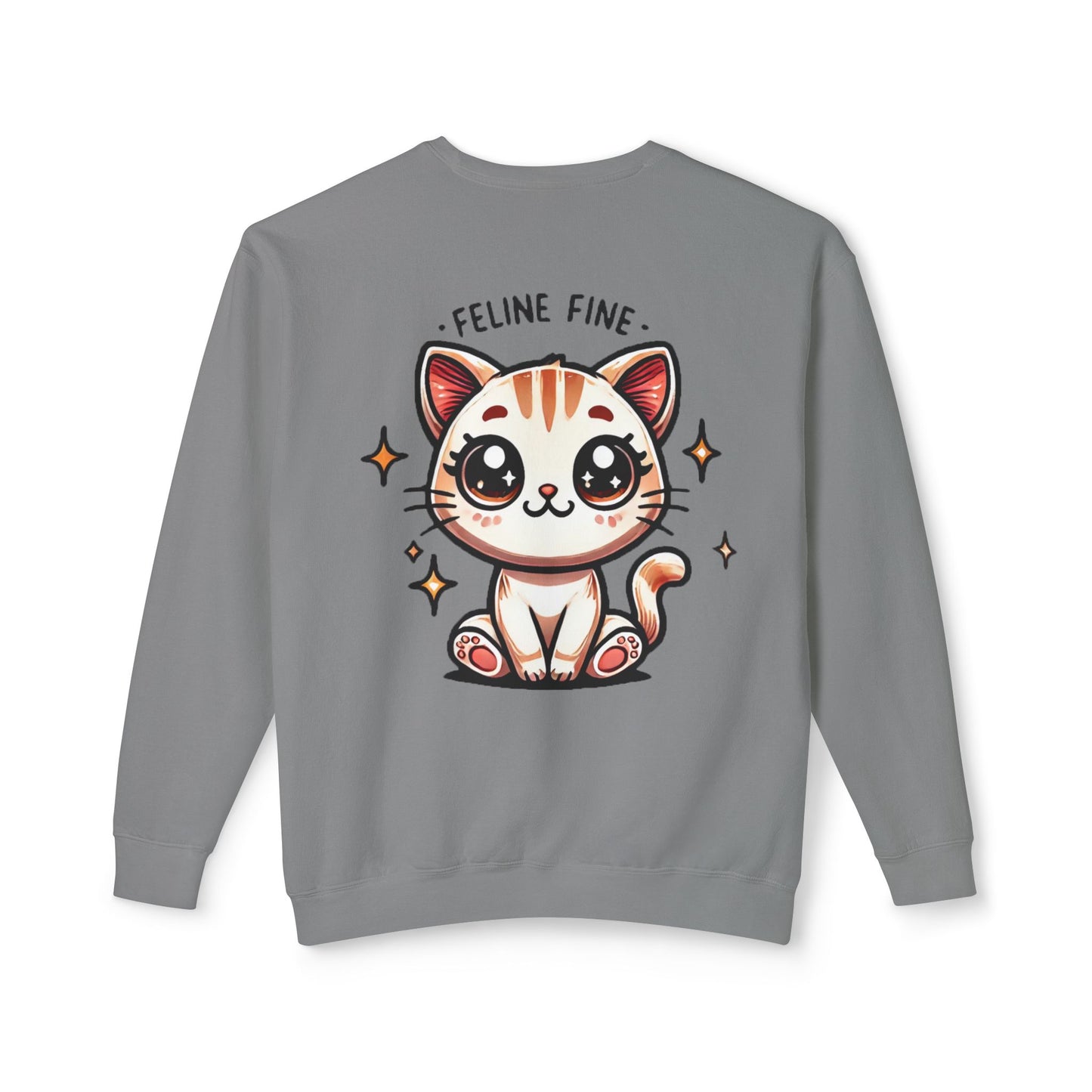 Feline Fine | Unisex Lightweight Crewneck Sweatshirt