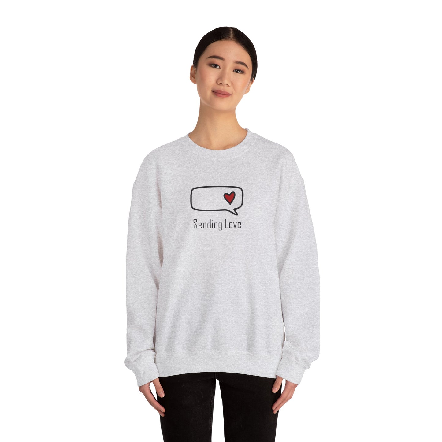 Sending Love_Unisex Heavy Blend™ Crewneck Sweatshirt