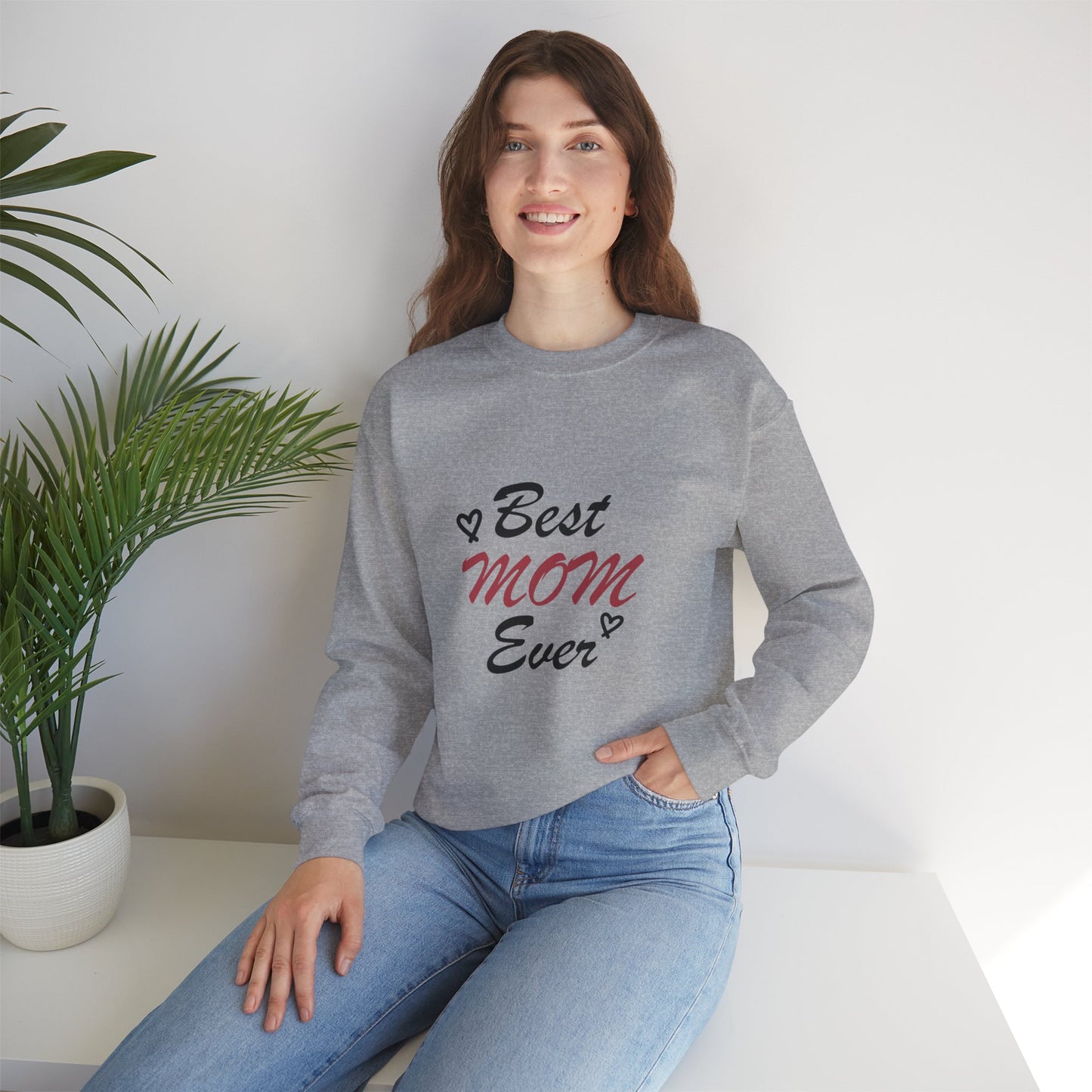 Best Mom Ever | Unisex Heavy Blend™ Crewneck Sweatshirt