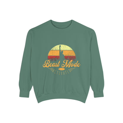 Beast Mode Activated | Unisex Garment-Dyed Sweatshirt