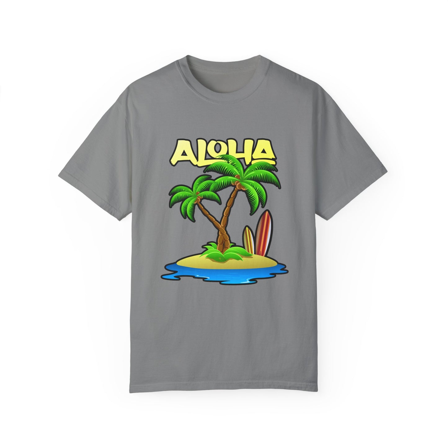 ALOHA | Unisex Garment-Dyed T-shirt