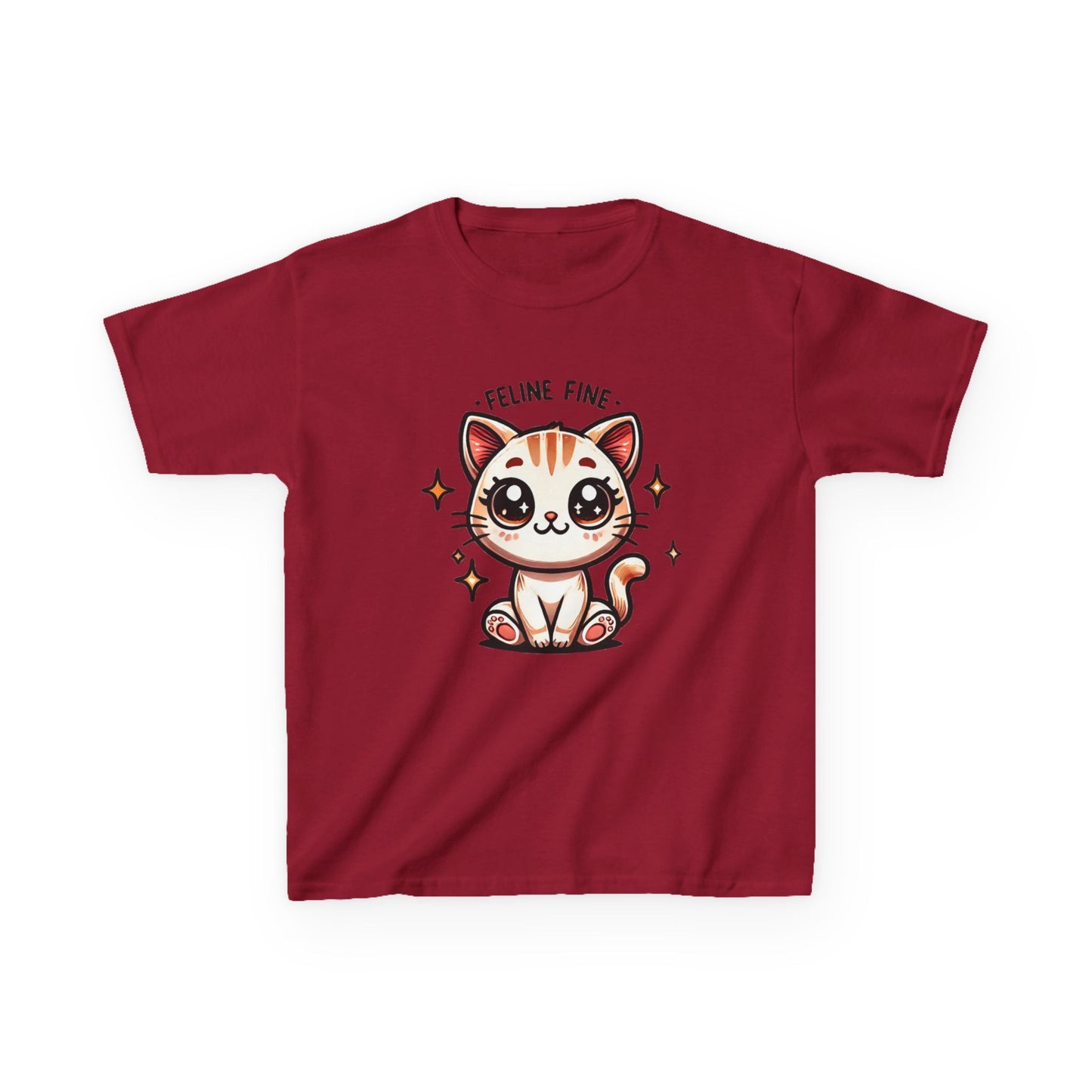 Feline Fine | Kids Heavy Cotton™ Tee