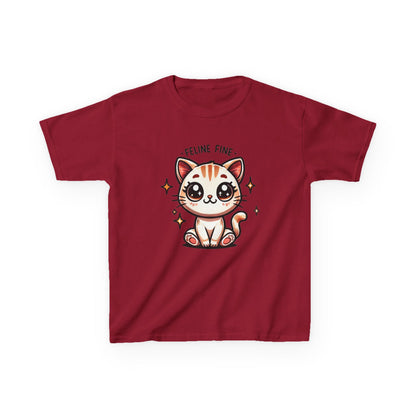 Feline Fine | Kids Heavy Cotton™ Tee