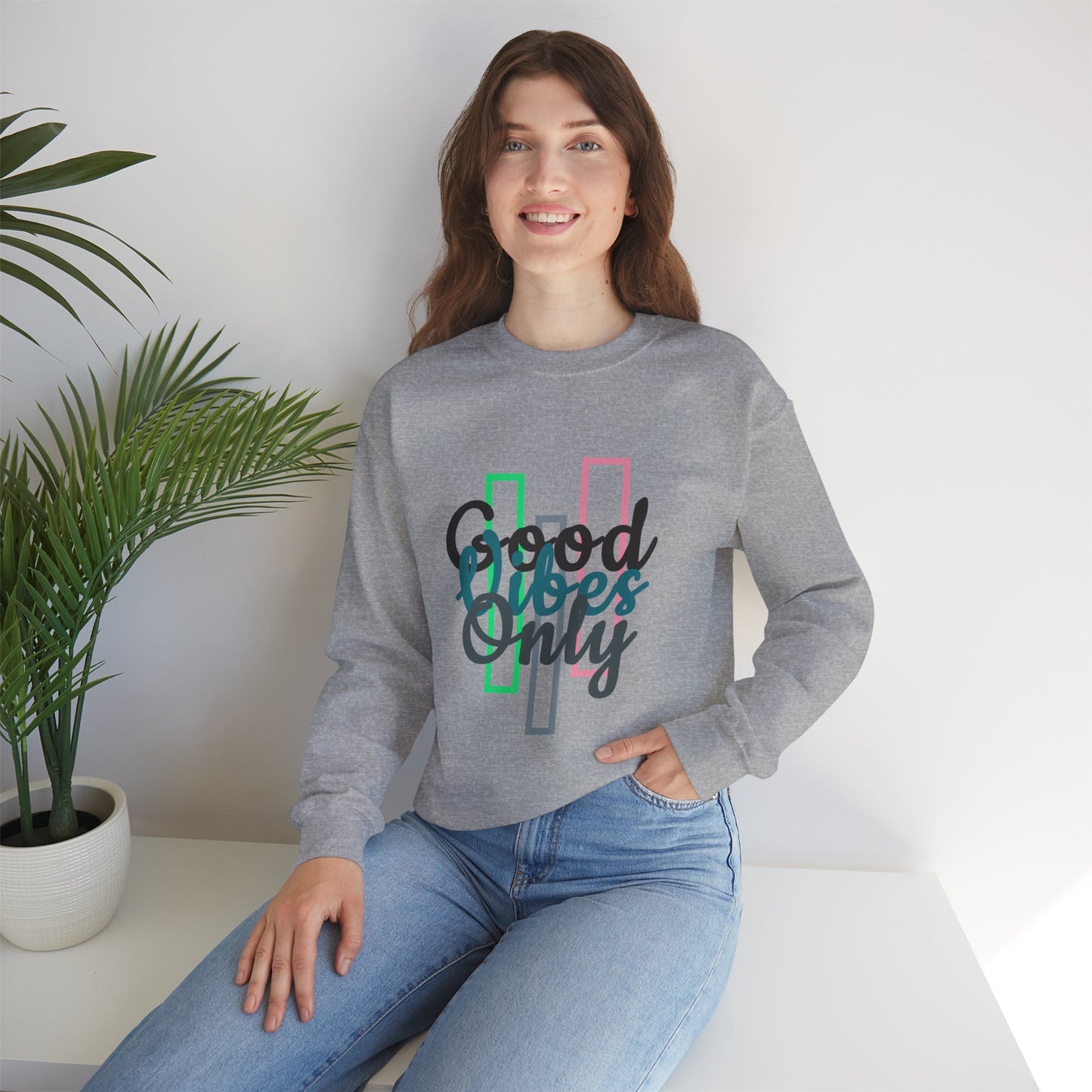 Good Vibes Only | Unisex Heavy Blend™ Crewneck Sweatshirt
